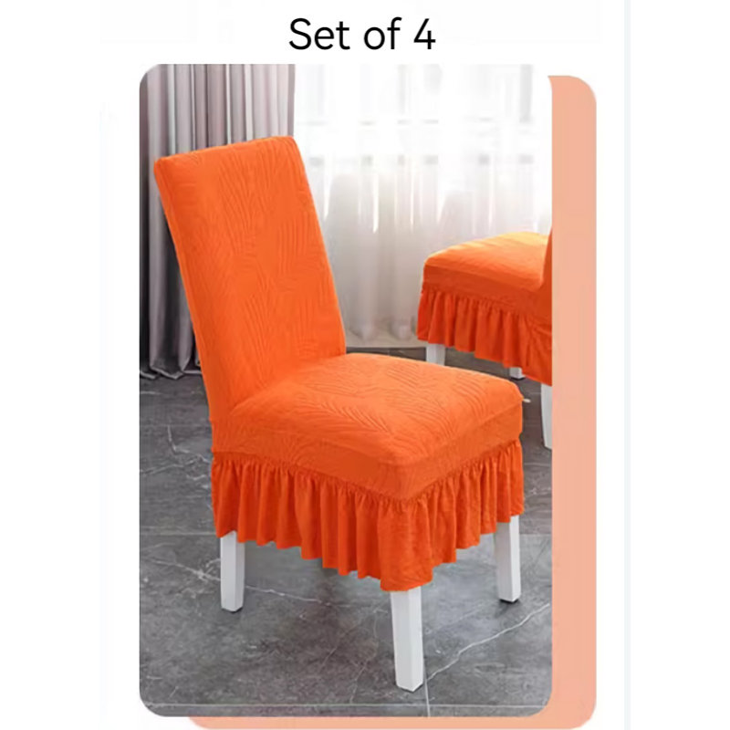Housse pour chaise de salle à manger en polyester