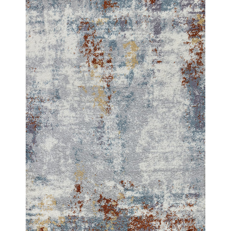 Loft Shag Multi  Shaggy Area Rug, Rectangle 5'3" x 7'