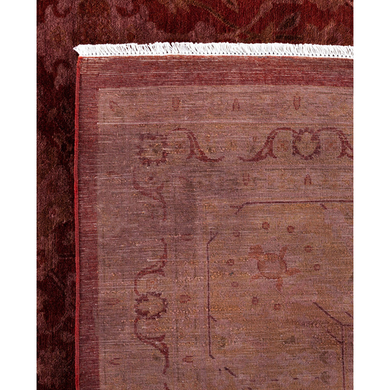 Overdyed One-of-a-Kind 11' 10" X 15' 9" Hand Knotted Area Rug