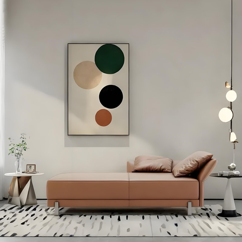 Chaise longue minimaliste et confortable, Orienté à droite