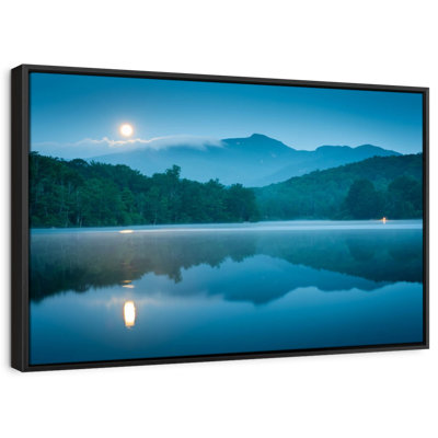 Nature «Moon Landscape Canvas Print»