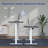 Midtown Value Height Adjustable Standing Desk, Single Motor, 60x30, Charcoal Strand Top with White Frame-2013536050-2013536059