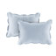 Courtepointe réversible festonnée très grand / très grand - housse en microfibre, tissu traité, garniture, utilisation toutes saisons