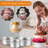 Aluminum Round Cake Pan Set, Non Stick, 3-Tiered Cake Pans, Cake Durable, Even Heating, Rust-resistant, 9 Pcs, (Silver)
