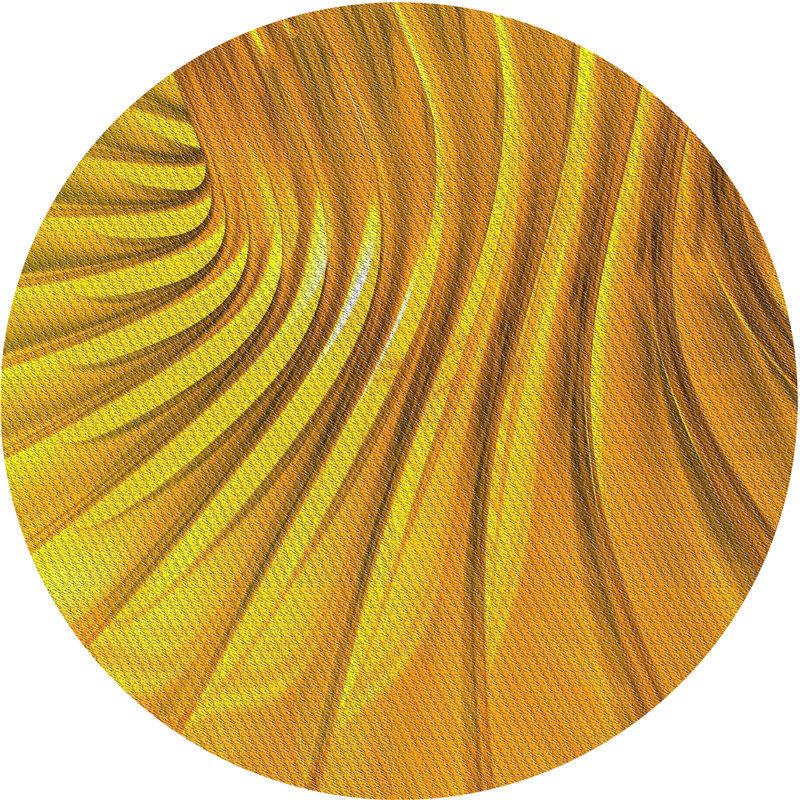 Tapis jaune, Rond 3 pi