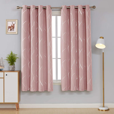 Kellda Thermal Room Darkening Polyester Curtain Panels
