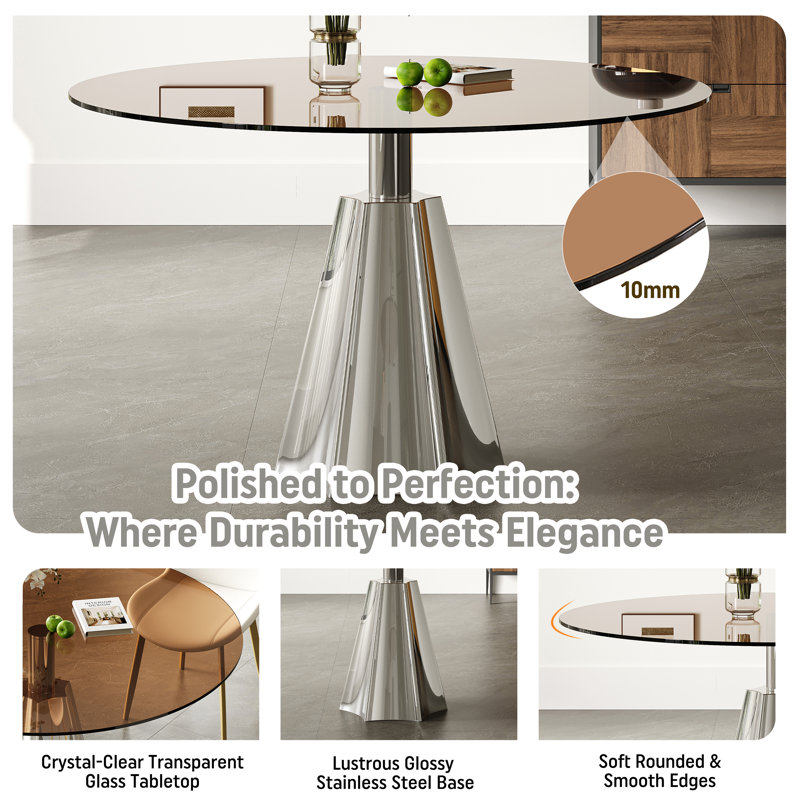 Ensemble de table de salle à manger moderne avec plateau de table en velours capitonné, Noir, 5 pièces: table, 4 chaises