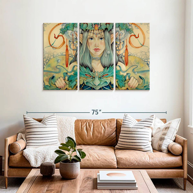 Leisha Calypso, 36" H x 57" W