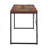 Rectangular Top Writing Desk With Metal Legs-754380894