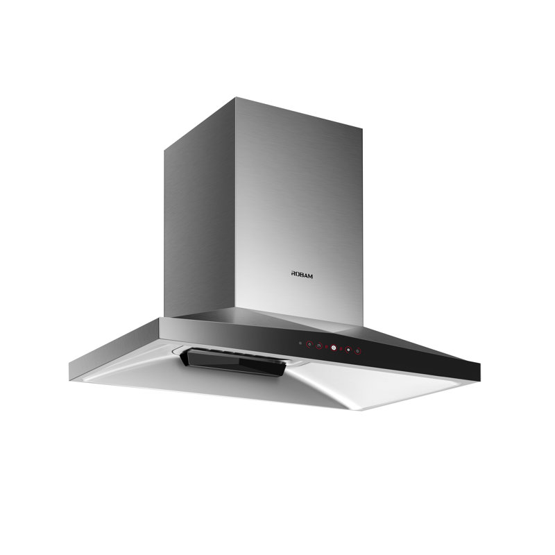 ROBAM Chimney Series 36" Wall Mount Range Hood - 1200 CFM，High Performance，Deep-Trap Design，Delayed shutdown function， A837