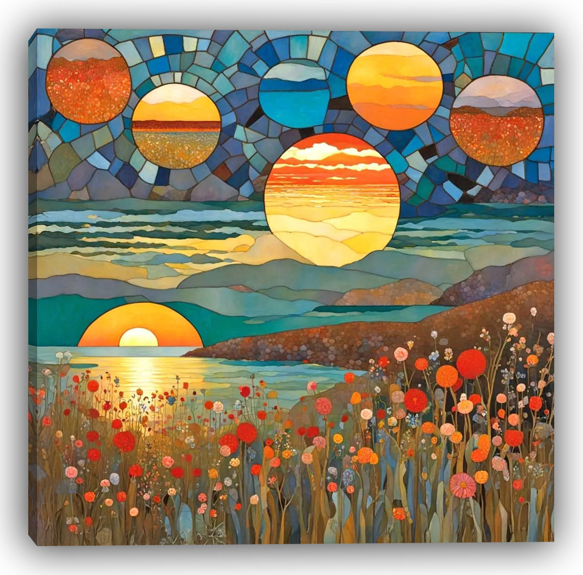 Winston Porter Eternal Horizons – Multi-Sunset Wrapped Canvas Wall Art ...