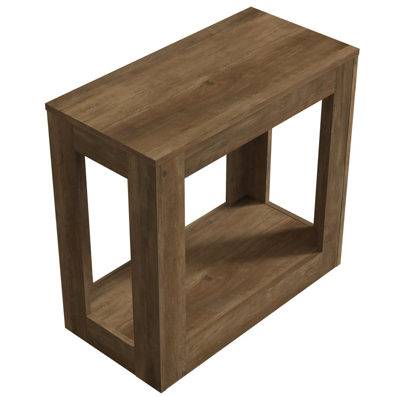 Allysyn Contemporary 2 Pieces Living Room Table Set, Knotty Oak