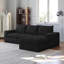 Canapé modulaire en L Boneless en forme de L avec méridienne et trois coussins Boneless-713890290