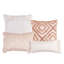 Ensemble d'édredon 7 pièces brun / beige / rose Chiara-1883115950