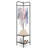 Ebern Designs Corner Coat Rack With Shelves Freestanding Hall Tree With Top Hanger White-464817581