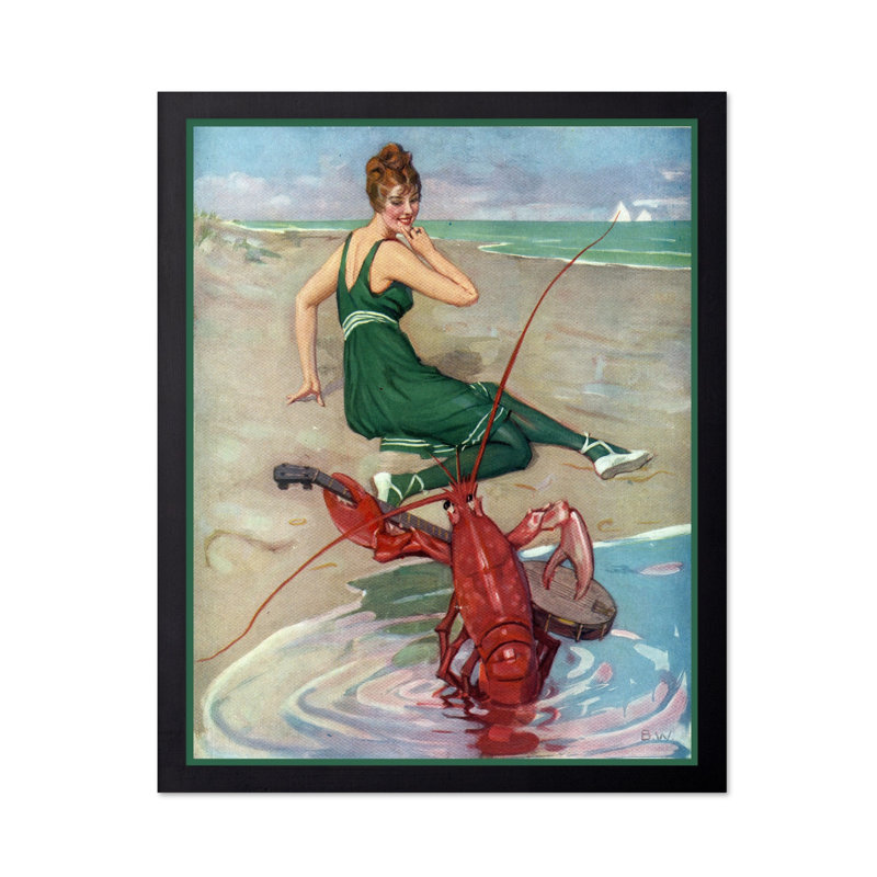 Sérénade au homard, Sans cadre, Affiche, H 08 po x l 10 po