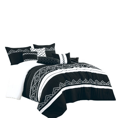 Euzebia Luxury 7 Piece Comforter Set