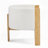 Wood Frame Dining Chair With Armrest