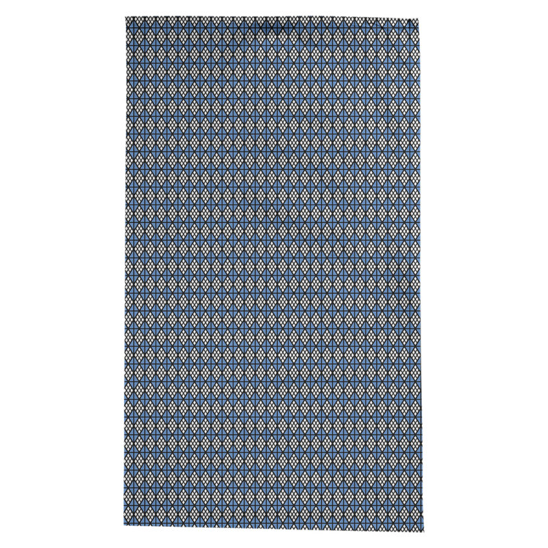 Leffel Diamonds Tablecloth, Black/Blue