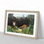 Scouts Attacked by a Tiger by Henri Rousseau - Picture Frame Painting on MDF-62786134-62786132