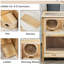 Cage à hamster en bois à 2 niveaux