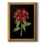 Fleurs cramoisies sur toile de qualité supérieure noire (A) II - prête à être accrochée-1786950169