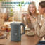 HOMCOM 1.7L Fast Boil 3000W Electric Kettle with LED Display-126249195
