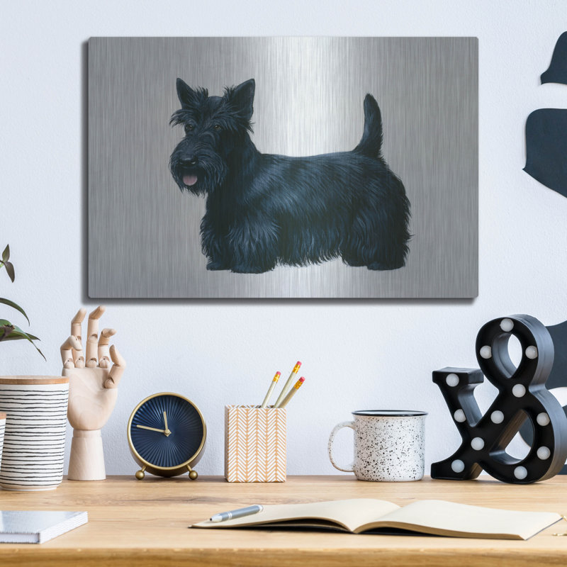«Scottish Terrier» par Harro Maass, H 12 po x l 16 po