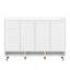 Sleek And Contemporary Shoe Cabinet With Adjustable Shelves, Minimalist Home Organizer