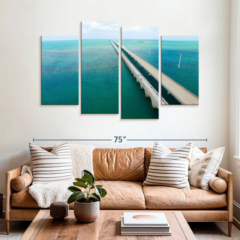 Seven Mile Bridge Florida, H 42 po x l 68 po