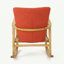 Chaise berçante en bois massif