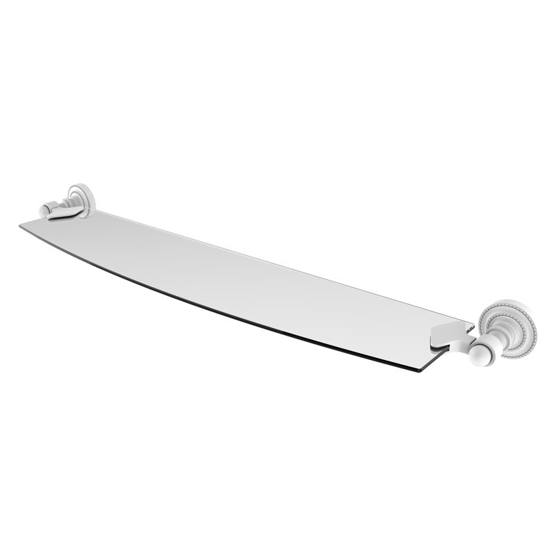 Tablette de support Marchmont, Blanc mat, H 2,25 po x l 24 po x P 6,1 po
