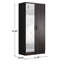 Armoire 2 portes Neiman, porte à miroir-1908782563