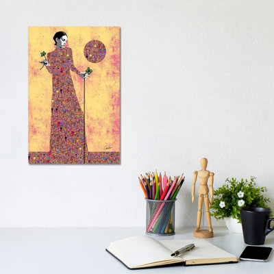 Offering Beauty by Jose Cacho - Wrapped Canvas Print