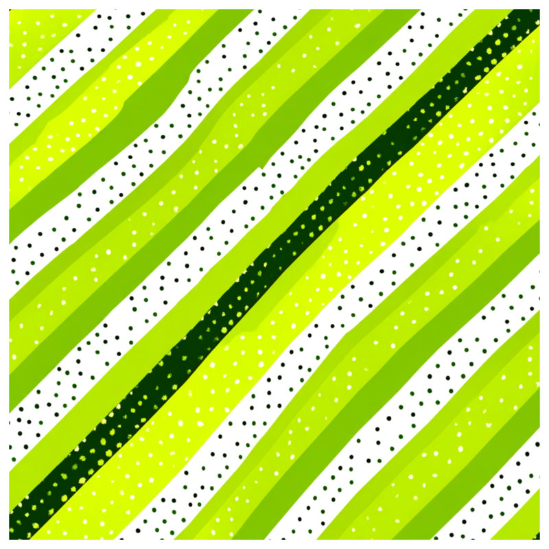Coussin Green Stripes, 20 po x 20 po