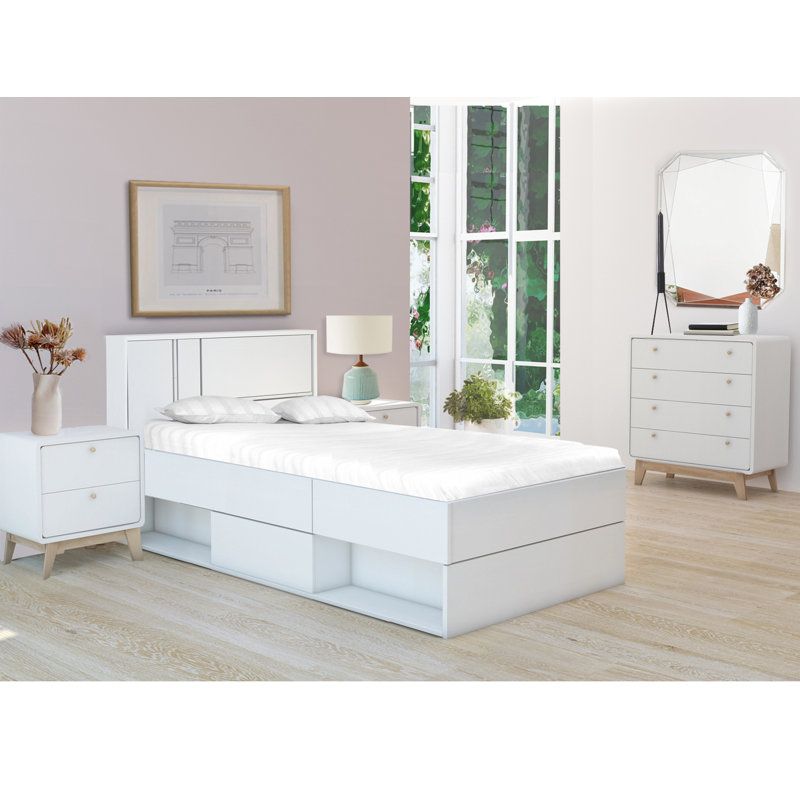Brook Piece Bedroom Set, White