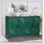 Armoire Mid-Century moderne avec 4 portes, rangement polyvalent pour le salon, la chambre à coucher et la salle à manger
