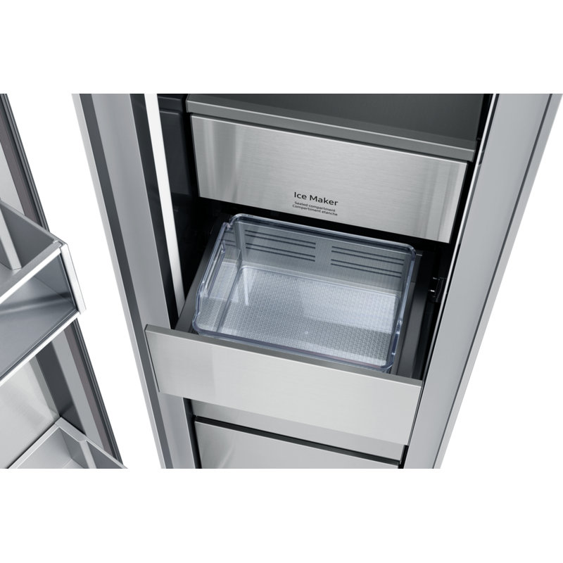 Left Column Panel Kit, Contemporary, Graphite Stainless, 18"