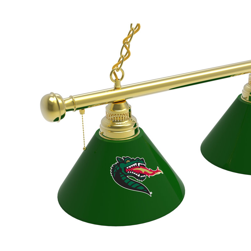 3 - Light Pool Table Lights Pendant, Brass, UAB Blazers