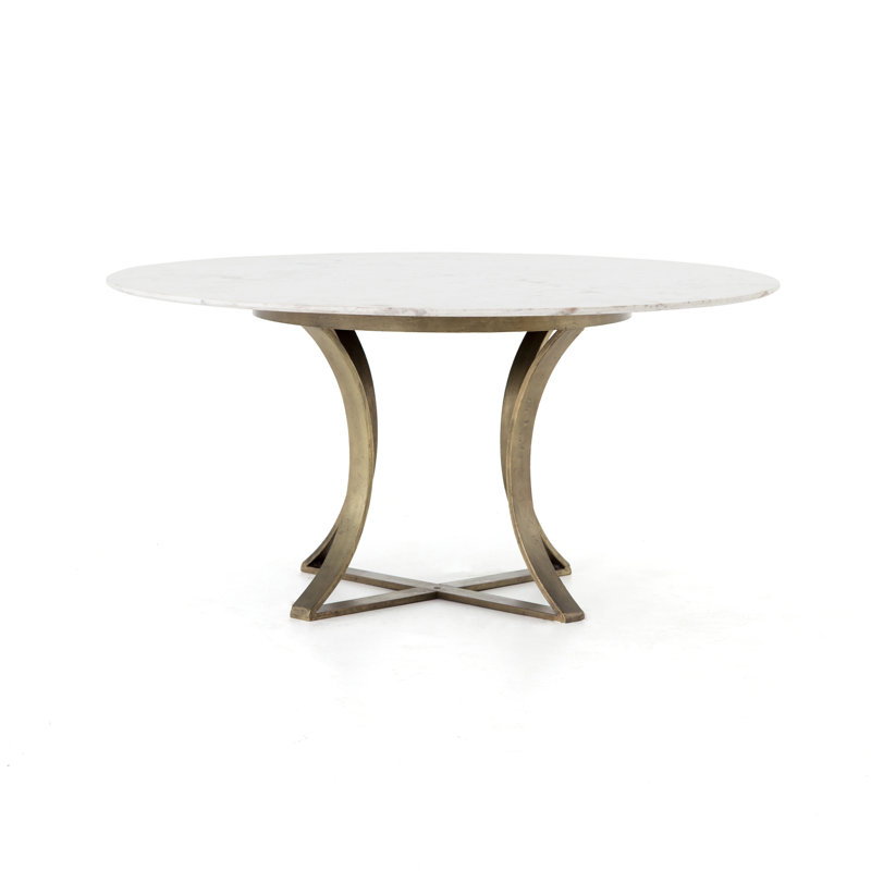 Gage Round Marble Dining Table