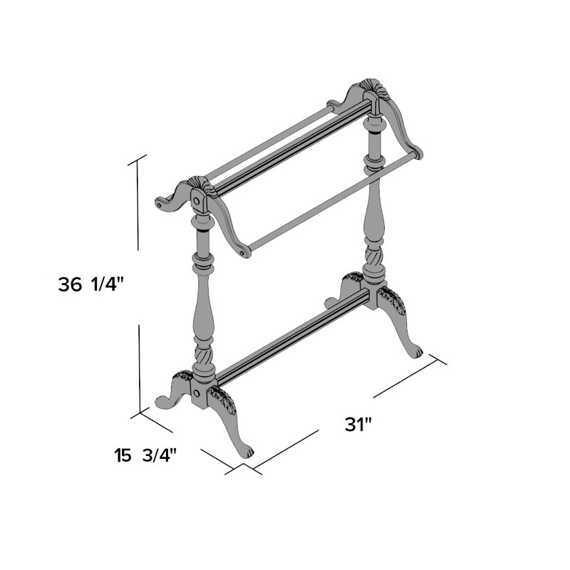Joanna Blanket Stand, Plantation Cherry