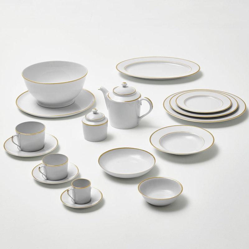 Galon Or Porcelain Teapot