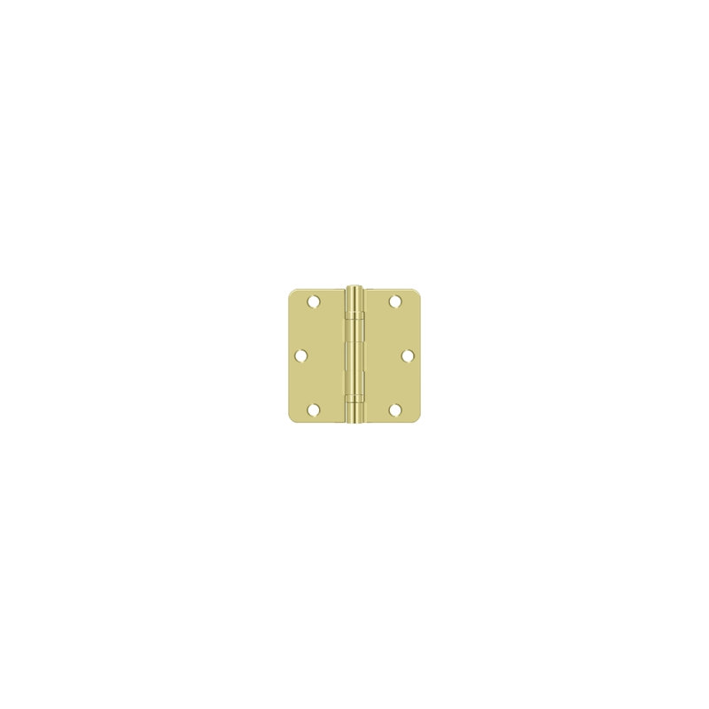 64'' x 64'' Steel Surface Mount Hinge, Polished Brass