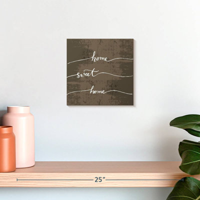 Plaque murale Khylige Sweet Home Calligraphy