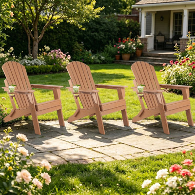Chaise Adirondack pliable pour l'extérieur