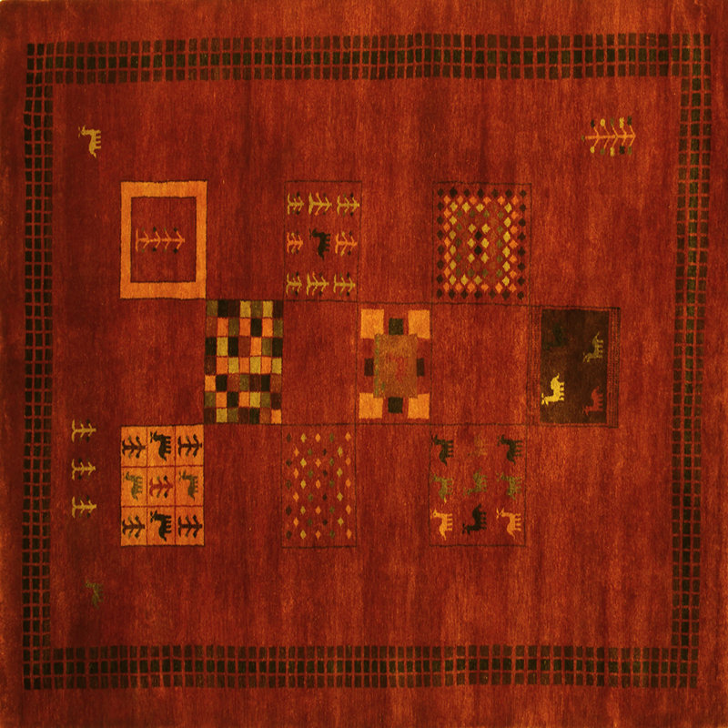 Performance Patchwork Indoor Rug, Square 8'
