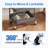 4-Tier Under Desk Mobile Utility Cart with Metal Storage Organizer-122723426
