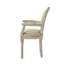 Chaise rustique en lin Rustic Manor, blanc crème-732460770