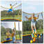 Songmics 111.6cm Round Backyard Trampoline with Safety Enclosure-56459789