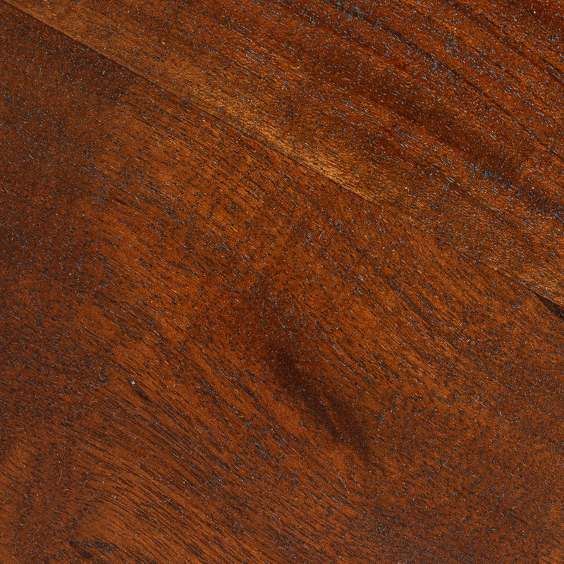 Table basse Elysa Elegant Acacia Trestle, Noyer